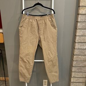 Men's Tan Lululemon Canvas Pants